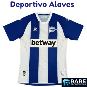 AUTÉNTICA CAMISETA DE FUTBOL DEPORTIVO ALAVES 2019-20 GRANDE ADULTO KELME (MUY BUENA) - Imagen 1 de 7