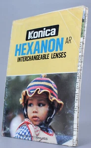 Konica HEXANON AR - Guide Objectifs - Mode d'emploi (Réf#M-065) - Foto 1 di 2