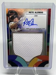 2023 Topps World Baseball Classic #WBCRA-PA Pete Alonso Autograph Relics /99 - Picture 1 of 2