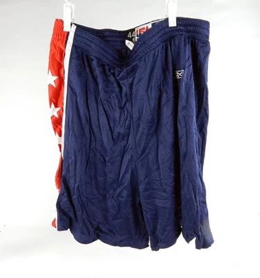 Pantalones Cortos Azul Marino Emitidos por Juego de Baloncesto Equipo de Estados Unidos Años 2000 44 DP70465 Foto 1 de 4