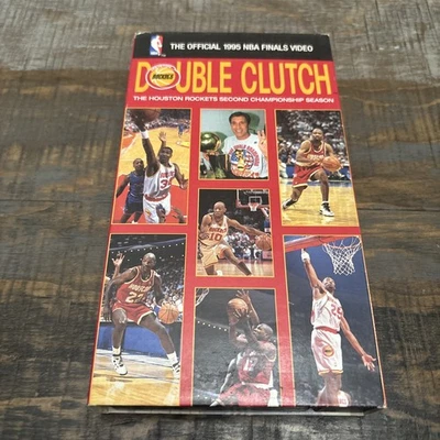 Houston Rockets Double Clutch (VHS, 1995) 1995 NBA Championship Season New Seal - Image 1 of 4