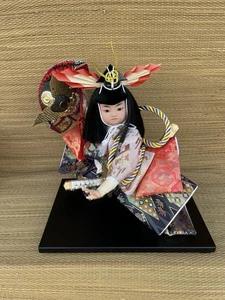 Vintage Ichimatsu Japanische Puppe Samurai Fabulous mit Schwert - Bild 1 von 6