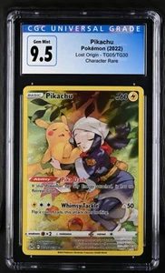 2022 Pokemon Lost Origin TG05 Pikachu CGC 10 - Picture 1 of 2