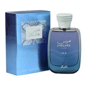 Rasasi Hawas Ice for Men Eau de Parfum Spray 3,4 once/100 ml - NUOVO SIGILLATO B0X - Foto 1 di 3