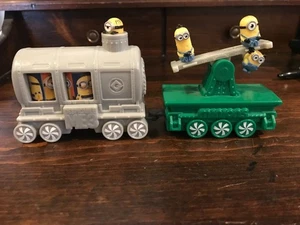 McDonalds 2017 Holiday Express Despicable Me 3 TRAIN CAR & Seesaw - Picture 1 of 2