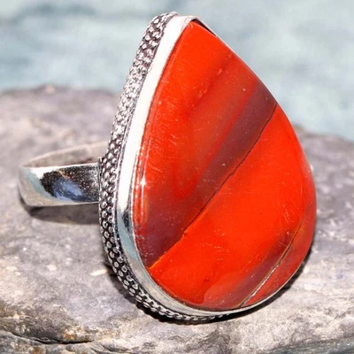 Mookaite 925 Silver Plated Ring US 9 Valentine Gifts GW - Image 1 of 3