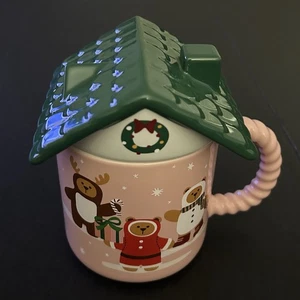 Starbucks HOLIDAY CHRISTMAS Gingerbread Bearista House Kaffeebecher Deckel NEU - Bild 1 von 8