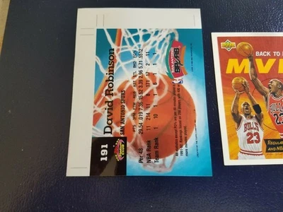 David Robinson SA 马刺 1992 - 1993 体育场俱乐部 NBA 预印证明 罕见 — 第 1/2 张图片