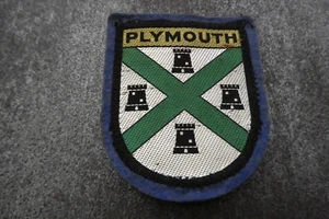Plymouth Woven Cloth Patch Badge (L42S) - Picture 1 of 2