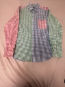 Camicia camionista Vineyard Vines vestibilità classica uomo taglia XL - Foto 1 di 13