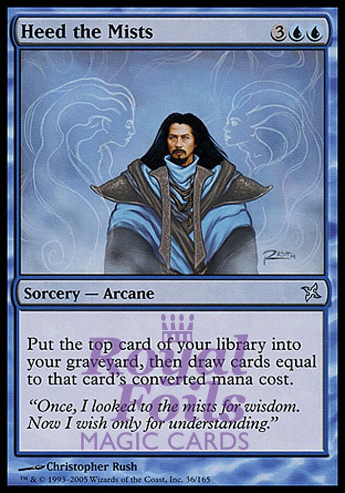 Heed the Mists 3x FOIL BOK MTG Betrayers Kamigawa Uncommon MINT blue - Image 1 of 1
