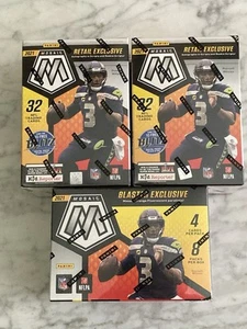 Lot of 3 2021 Panini Mosaic Football Blaster Box Fanatics Exclusive Red Insert - Bild 1 von 3