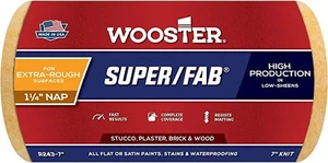 Cubierta de rodillo de siesta Wooster genuina 7" Super/Fab 11/4" - R243-7 - Imagen 1 de 3