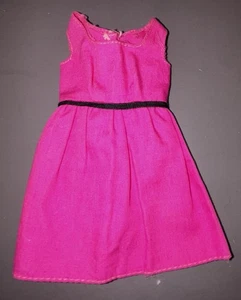 Vintage Barbie Puppe Sears Exclusive GLAMOUR GROUP rosa Kleid mit schwarzem Band - Bild 1 von 2