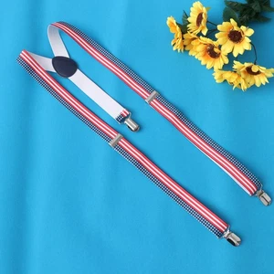 Novelty Braces for Men Trousers Elastic Clip on Suspenders Unisex - Picture 1 of 12