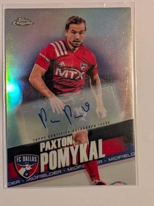Paxton Pomykal 2022 Topps Chrome MLS Autograph Refractor - Picture 1 of 3