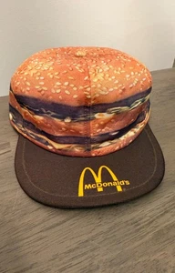 Vintage 1984 McDonald's Big Mac Employee Promo Hat Cap Made USA - Picture 1 of 3