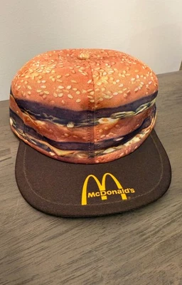 Vintage 1984 McDonald's Big Mac Employee Promo Hat Cap Made USA - Image 1 of 3