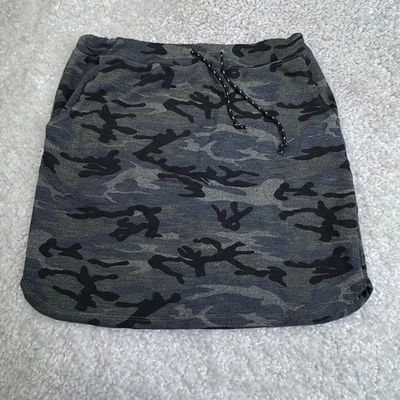 Saia camuflada Sundry bolsos feminina média - Imagem 1 de 4