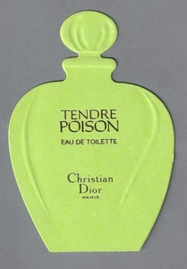 Carte publicitaire - Tendre Poison de Christiane Dior recto verso - Imagen 1 de 2