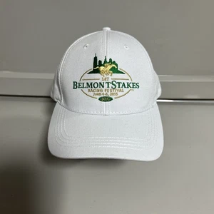 Mütze (Kappe) Belmont Stakes Pferderennen 147. Juni 4.-6 2015 weiß verstellbar Einheitsgröße - Bild 1 von 7