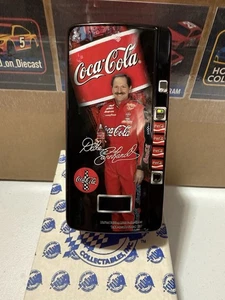 Dale Earnhardt #3 Coca-Cola 1998 Tin Vending Machine With 1/64 Nascar Diecast - Picture 1 of 9