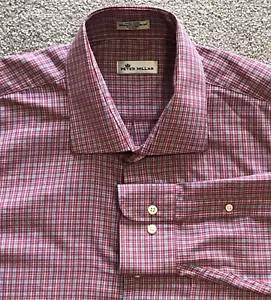 Camisa a Cuadros Peter Millar Para Hombres XL Abotonada Informal Golf Preppy Activa Elastizada - Imagen 1 de 7