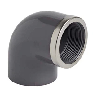 CODO 90° REFORZADO LISO/ROSCADO PVC - Imagen 1 de 7