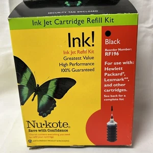 Nu-Kote Tintenstrahl-Nachfüllset schwarz RF196 Hewlett Packard Lexmark & andere - Bild 1 von 7