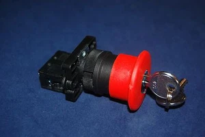 1 Key Release Emergency Switching off Mushroom PushButton Switch Fits XB2ES142 - Picture 1 of 3