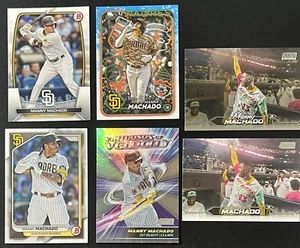 6 Card Baseball Lot Manny Machado San Diego Padres Insert , Topps, Chrome & More - Picture 1 of 6