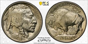 1913 BUFFALO NICKEL 5C PCGS MS66 TYPE 1 GEM UNCIRCULATED BU TRUEVIEW (N55) - Picture 1 of 7