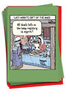 12 Funny Greeting Cards Set 5"x7" w/ Envelopes(1 Design) Last-Minute Gift