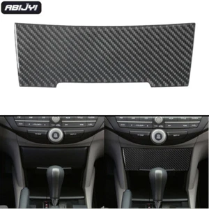 Console Storage Box Panel Carbon Fiber Cover Trim For Honda Accord 2008-2012 - Foto 1 di 13