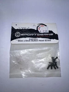 Sportwerks SWK2224 Round Button Head Screws (8) 3x8mm - Picture 1 of 2