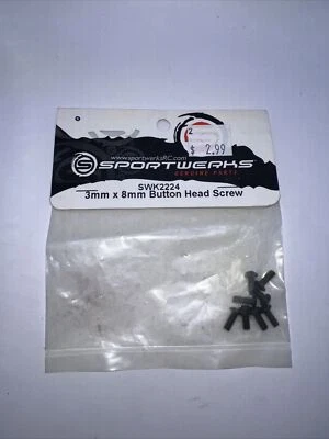 Sportwerks SWK2224 Round Button Head Screws (8) 3x8mm - Image 1 of 2