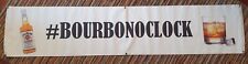Jim Beam Vinyl Banner Sign #BOURBONOCLOCK Mancave Bar Shed Bourbon Garage Wall