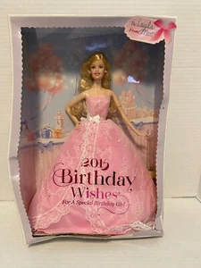 Barbie Auguri Compleanno 2015 Barbie da Collezione Etichetta Rosa NUOVA - Foto 1 di 5