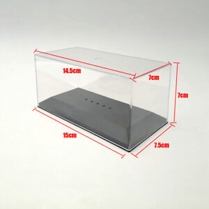 1:43 Model Car Acrylic Case Display Box Transparent Dustproof IXO With Base 15cm
