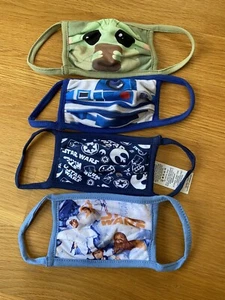 New Medium Disney Star Wars Face Masks- Pack Of 4 - Picture 1 of 4