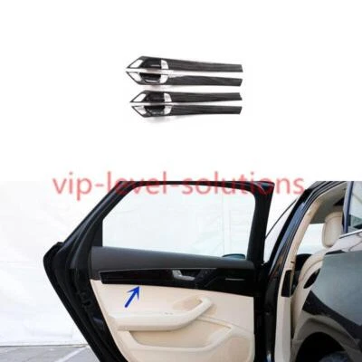For Audi A8 2011-2017 S8 2013-2018 4X ABS Ash Tree Grain Interior Door Trim - image 1 of 4