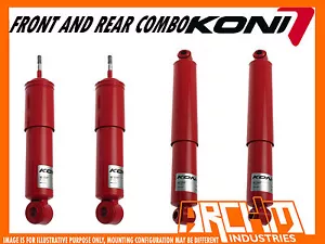 KONI ADJUSTABLE FRONT REAR SHOCKS ABSORBERS FOR NISSAN NAVARA D22 - Picture 1 of 1