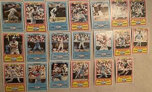 1981 Topps Drake's Big Hitters 33 Card Baseball Complete Set