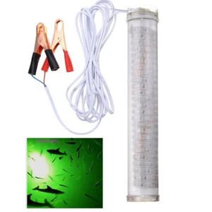 30W LED Green Underwater Submersible Night Fishing Light Boat Squid Fish Lamp - Picture 1 of 11