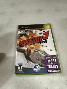 XBOX - BURNOUT 3: TAKEDOWN Original Game Black Label Brand New FACTORY SEALED⚡️ - Picture 1 of 7