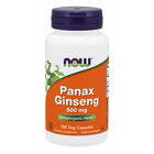 Panax Ginseng Root 500mg 100 Veg Caps | Adrenal Energy Fatigue Stamina Immunity