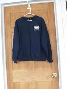 Men's Ron Jon Surf Shop Crewneck Sweatshirt Surfwear Graphic Navy Blue Sz Large - Picture 1 of 5