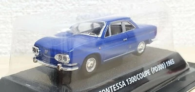 1/64 Konami 1965 Toyota HINO CONTESSA 1300 COUPE BLUE diecast car model - Image 1 of 3