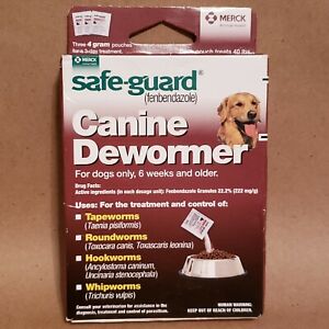 safe-guard (fenbendazole) Canine Dewormer, 3-day treatment for 31 - 40 lbs. Dogs