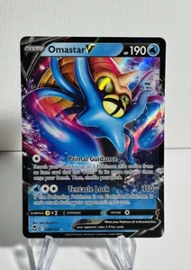 x1 Omastar V - 035/195 - Ultra Rare Pokemon SS12 Silberner Sturm M/NM - Bild 1 von 6